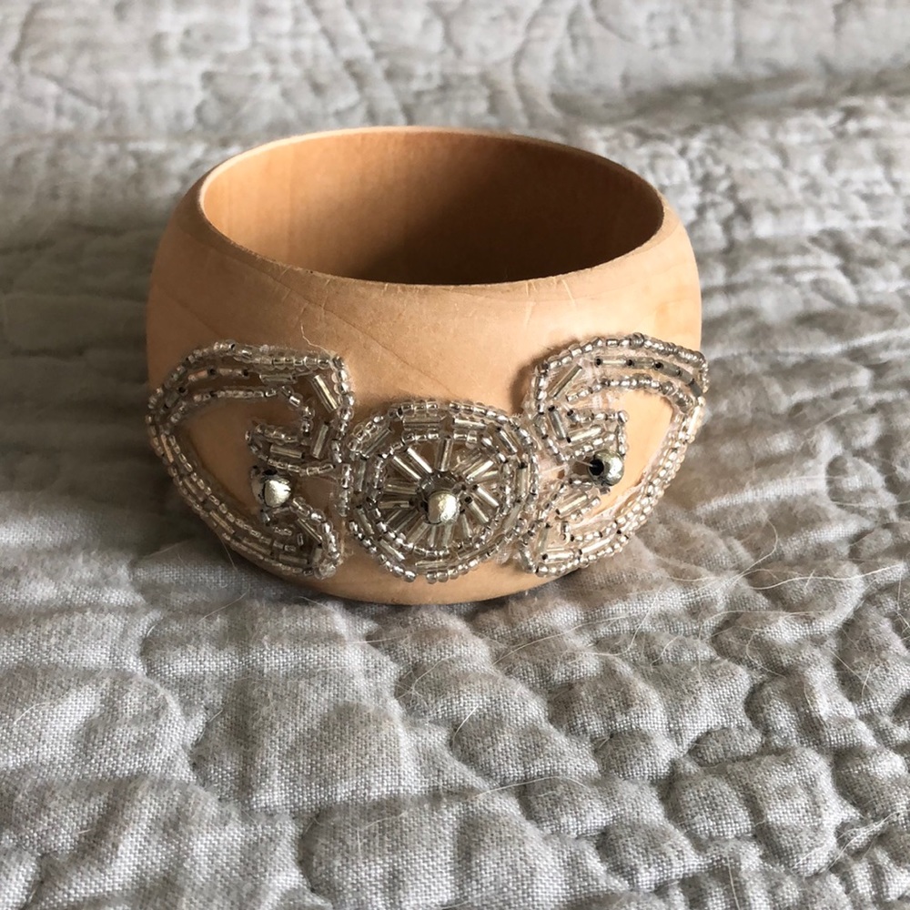Anthropologie Wooden Bangle